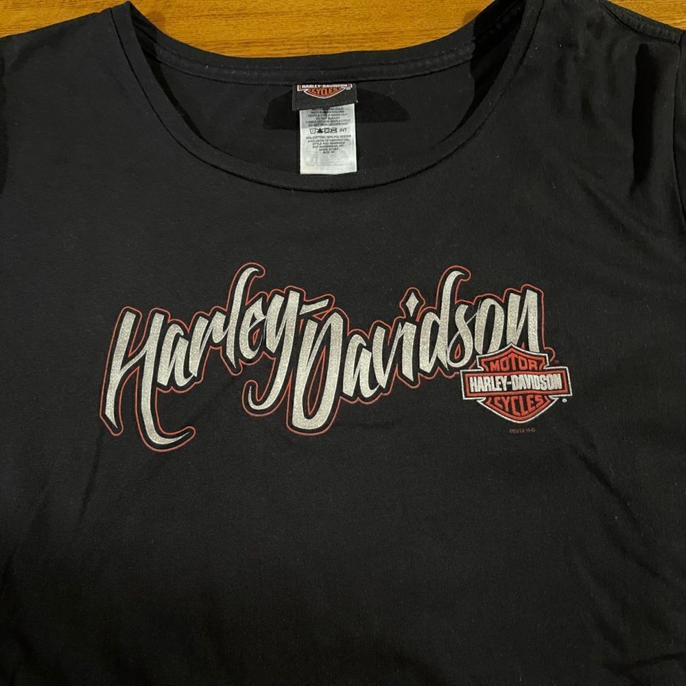 Harley Davidson Woman’s Top 3X Black NWOT - Picture 8 of 11